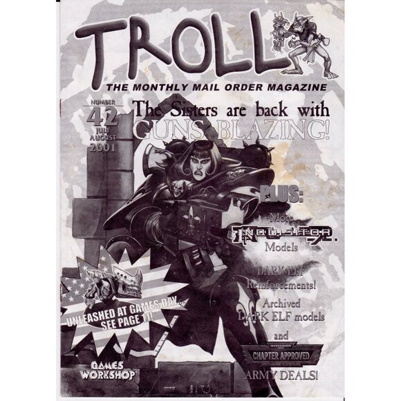 Games Workshop Other - Troll Magazine #42 Games Workshop July/Aug 2001 Warhammer Mail Order